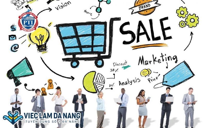 Bộ phận Sales trong phòng marketing đảm nhận việc lập kế hoạch và hỗ trợ đội ngũ bán hàng