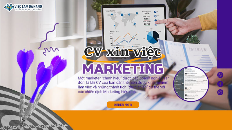 cv marketing mẫu